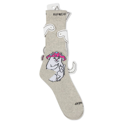 RIPNDIP Lord Mushy Socks (Grey)