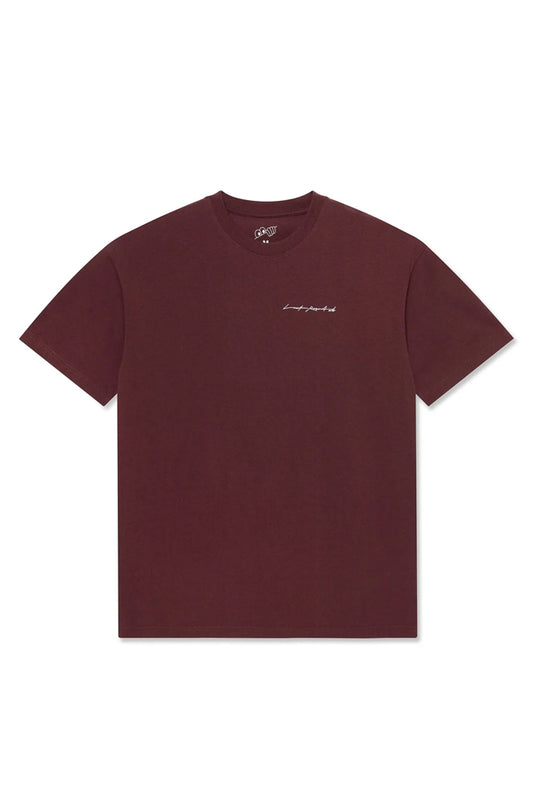 Last Resort AB FIG 16 SS Tee Fig Red White