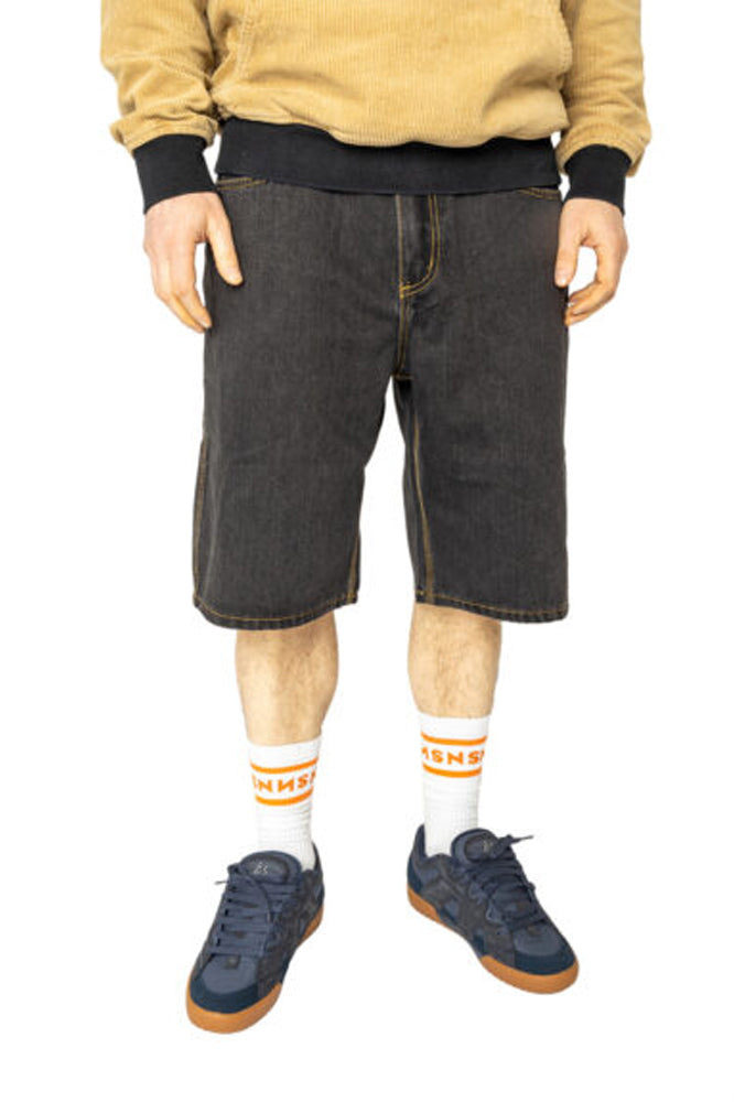 NNSNS Clothing Bigfoot Jort Washed Black