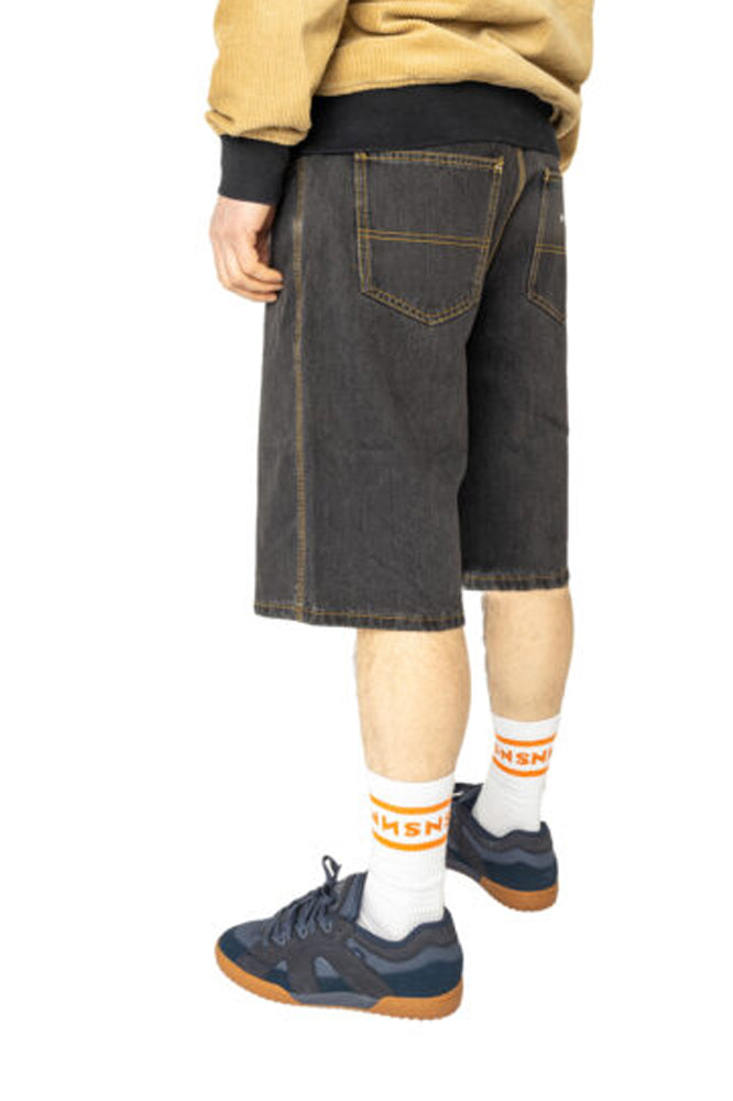 NNSNS Clothing Bigfoot Jort Washed Black