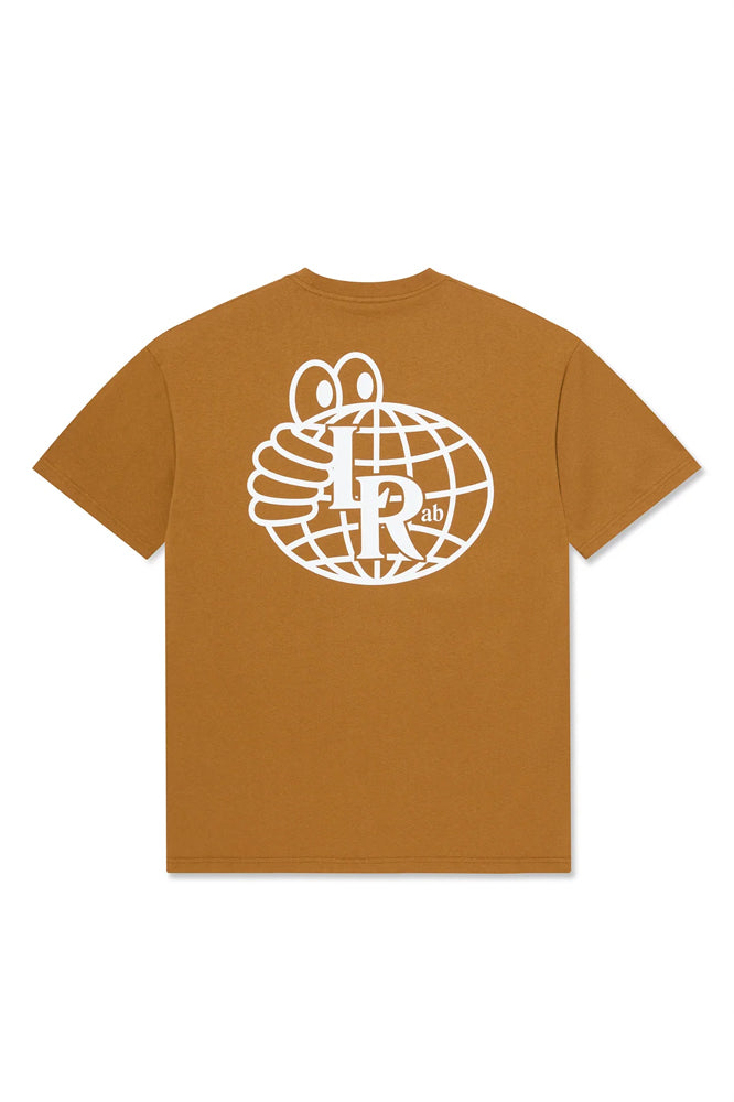 Last Resort AB Atlas Monogram SS Tee Golden Brown White