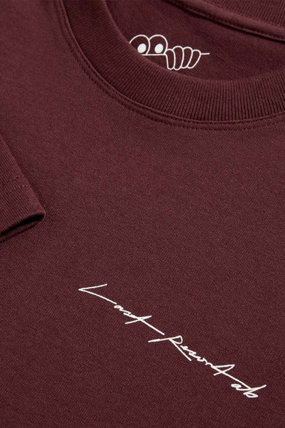 Last Resort AB FIG 16 SS Tee Fig Red White