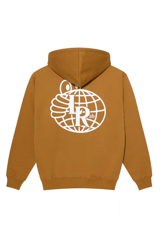 Last Resort AB Atlas Monogram Hoodie Golden Brown White