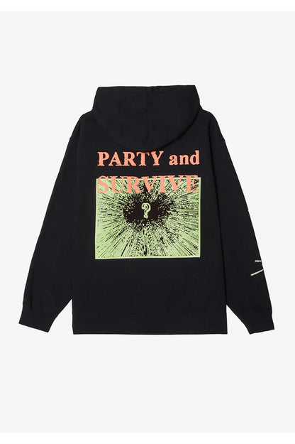 Obey x Party And Survive Hoodie Black