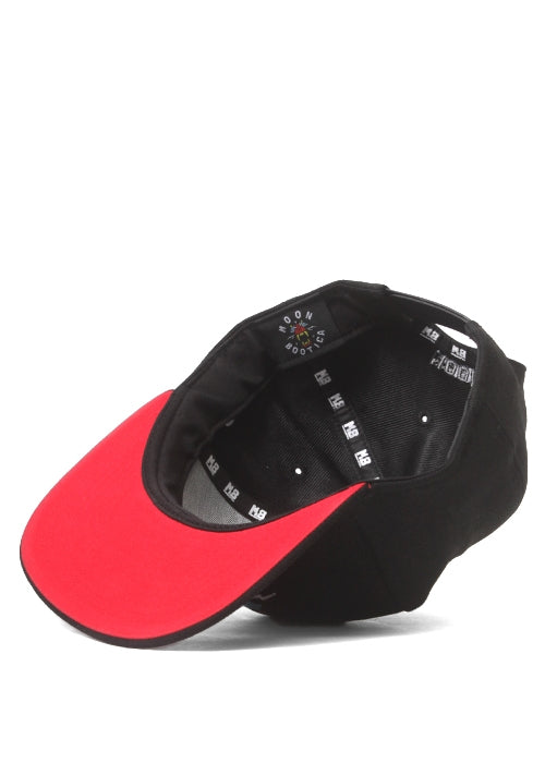 MOONBOOTICA Logo Snapback - BLACK/RED