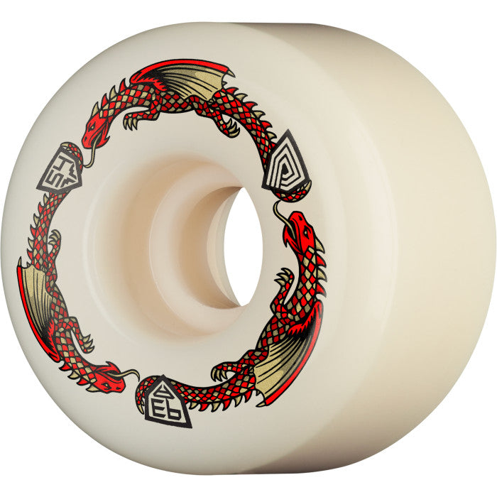 Powell Peralta Dragons 93A V7 Symmetrical Medium Ride Offwhite 54 mm