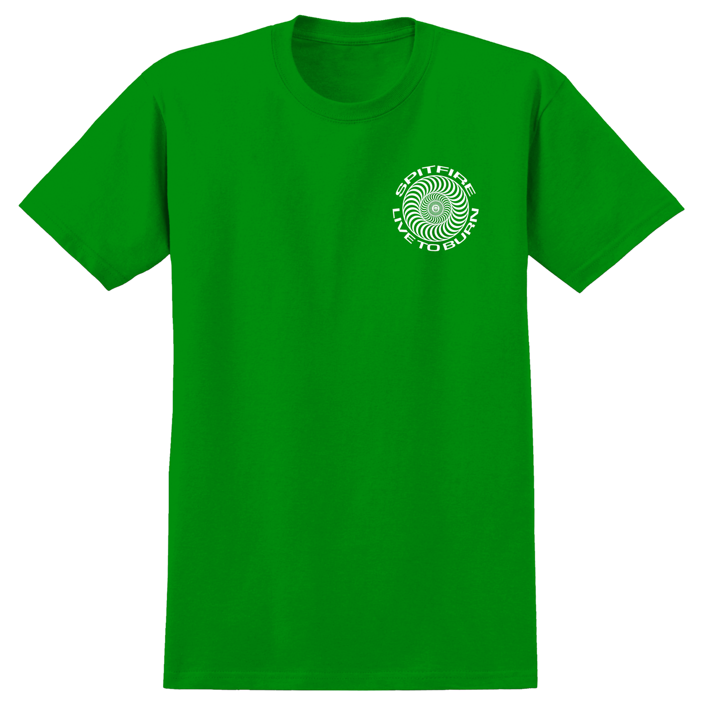 Spitfire Live to Burn Classic T-Shirt Green