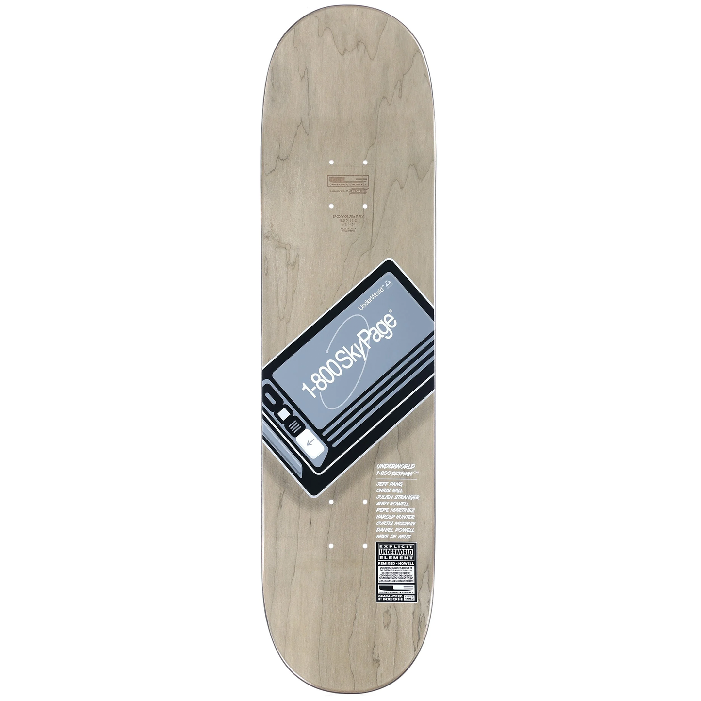 Heritage Underworld Element Sky Pager II SSD Deck 8.5"