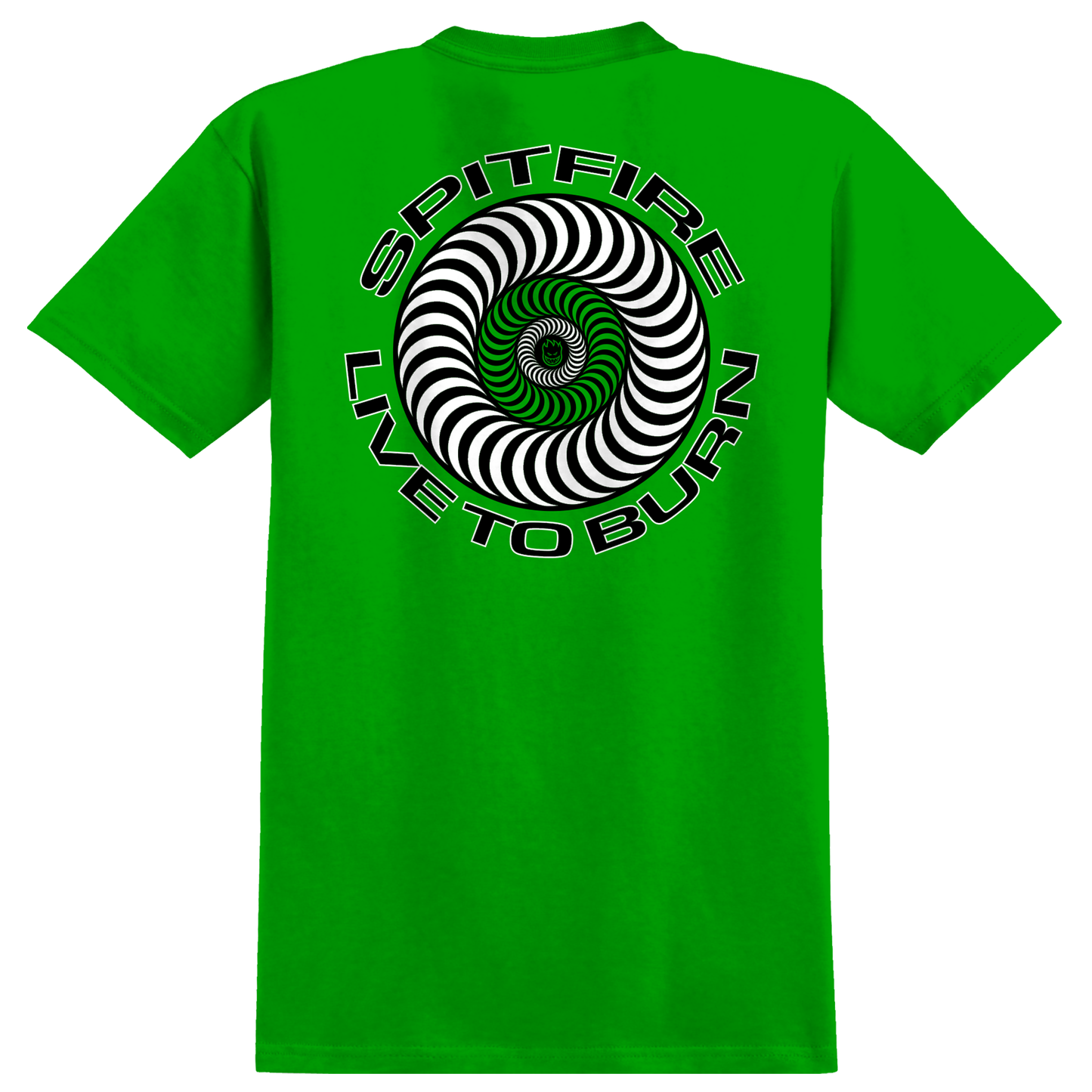 Spitfire Live to Burn Classic T-Shirt Green