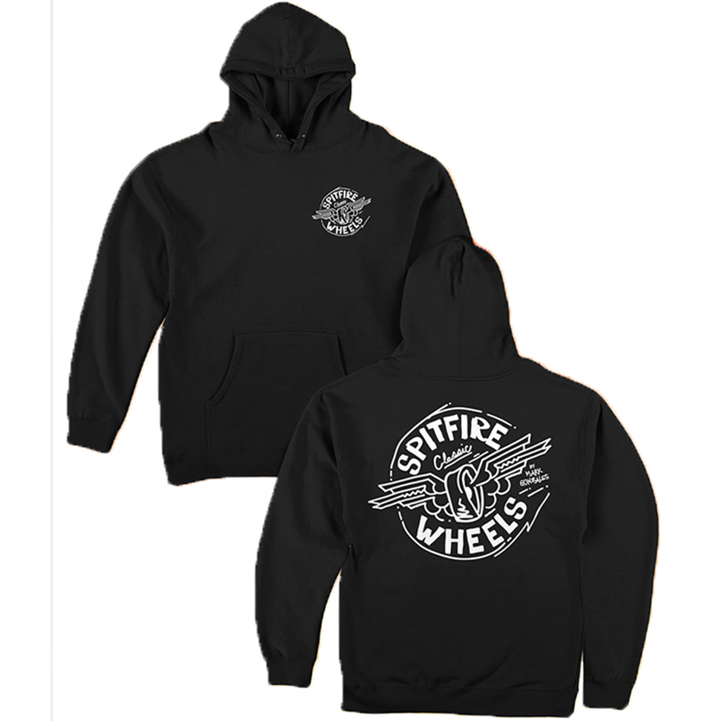 Spitfire Hoodie Gonz Flying Classic Black