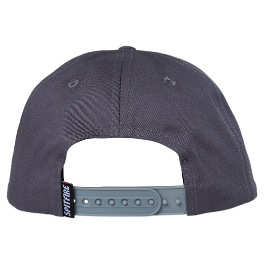 Spitfire Gas Mask Script Patch Snapback Cap Charcoal