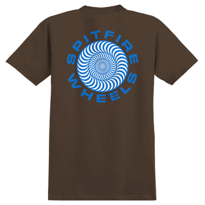 Spitfire Classic '87 Swirl Fill T-Shirt Chocolate