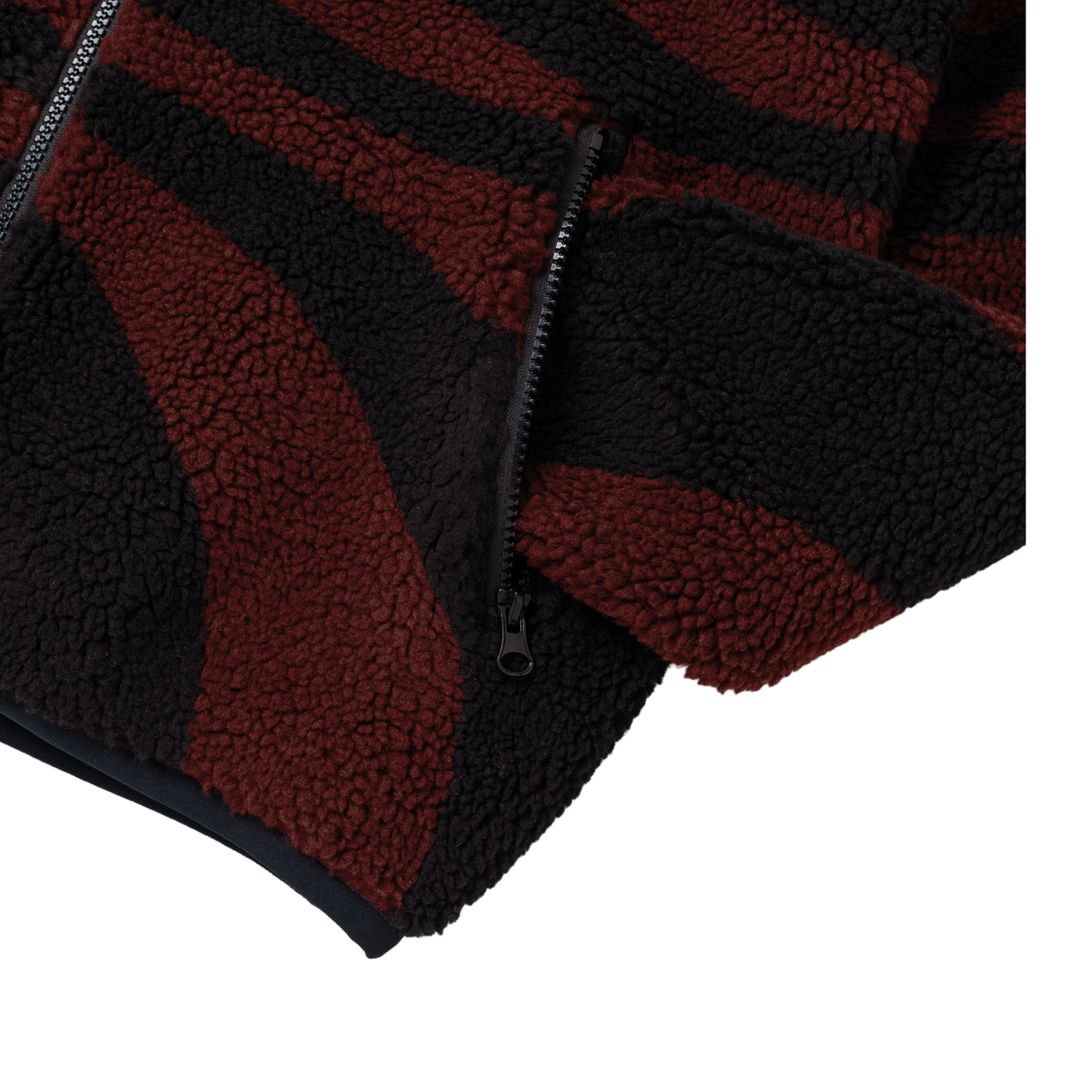 Spitfire Classic 87' Swirl Black Fleece Jacket Black/Red