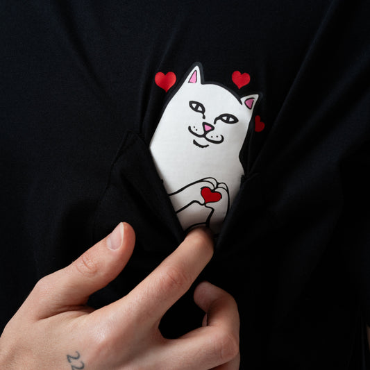 RIPNDIP Nermal Loves Pocket Tee (Black)