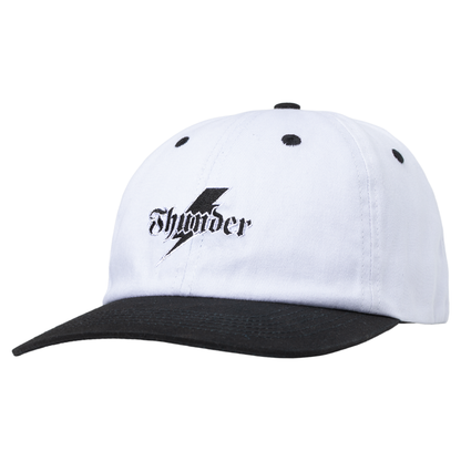 Thunder Bolt Script Snapback White/Black