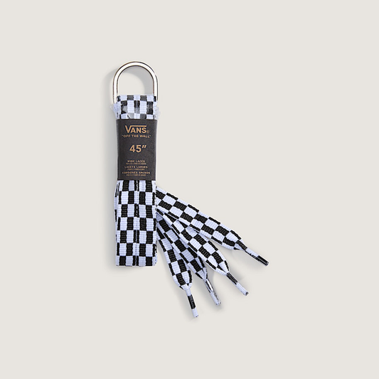 Vans Laces 45" Black White Checker