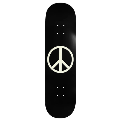 Violet GLOW IN THE DARK PEACE DECK Black 8.5"