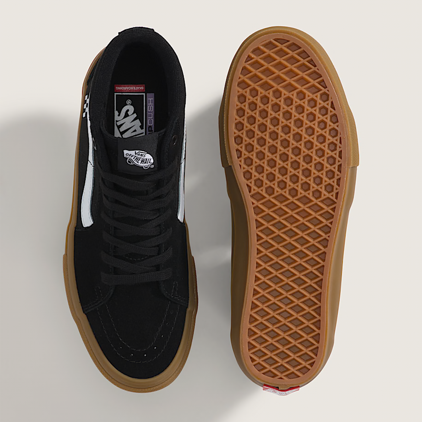 Vans Skate Sk8 Hi Black Gum