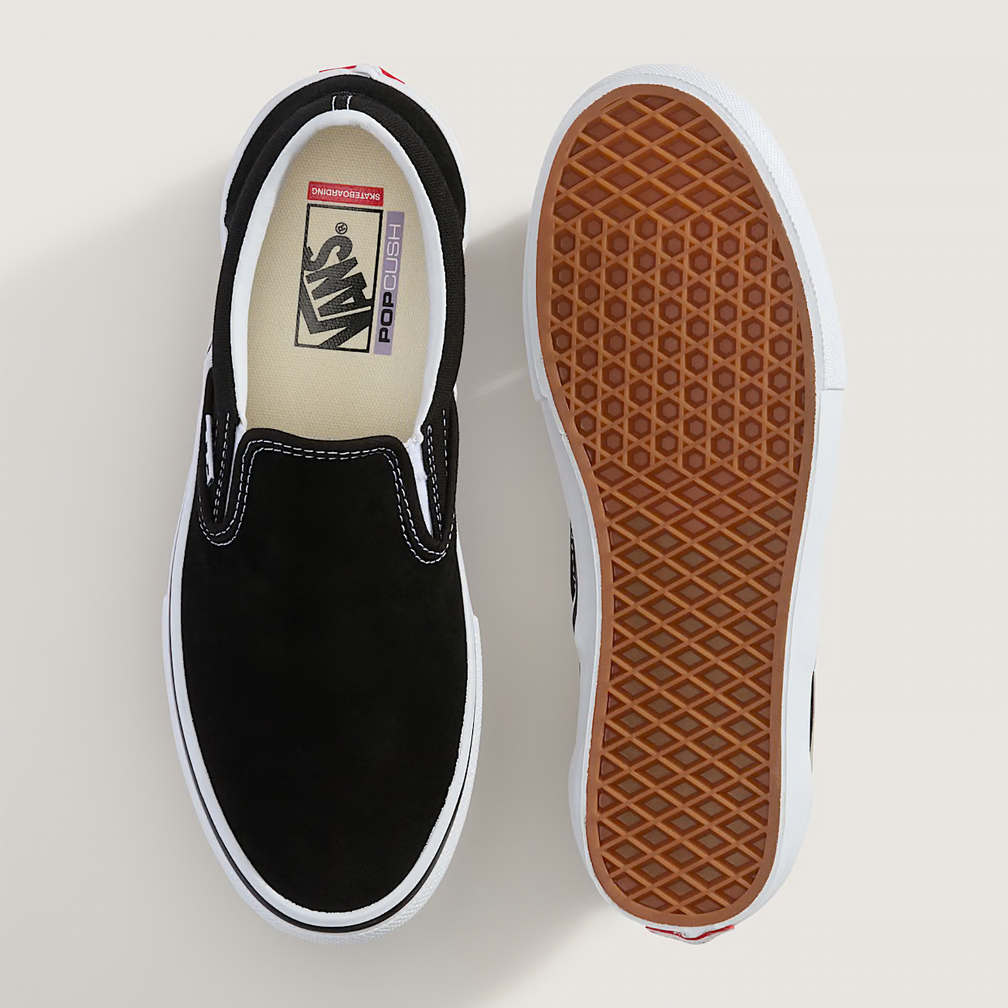 Vans Skate Slip On Black White