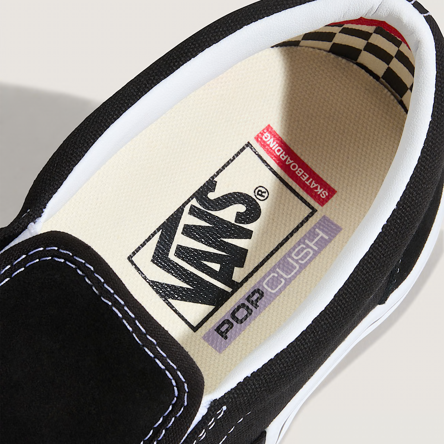 Vans Skate Slip On Black White