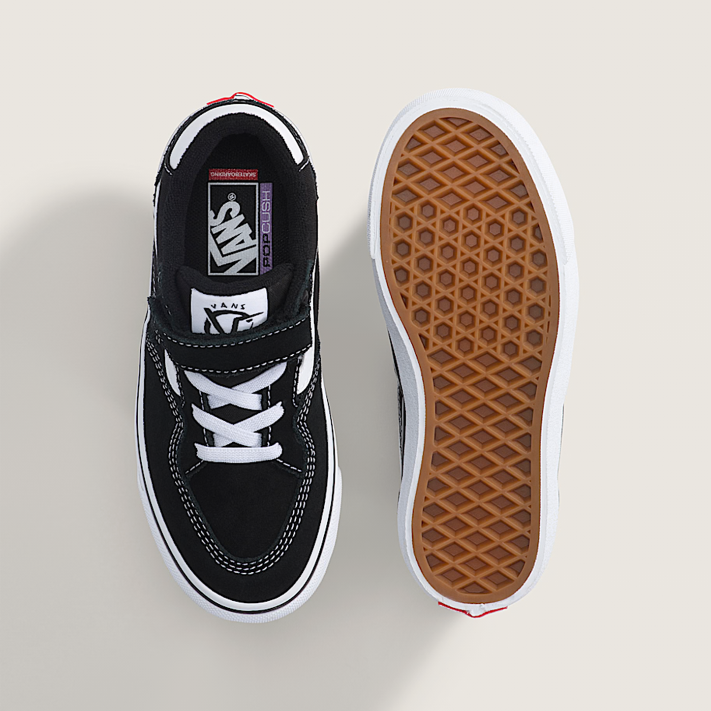 Vans Skate Kids Rowan Black/White