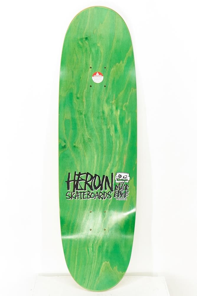 Heroin Skateboard s Symmetrical Gold Egg Skateboard Deck 9.25