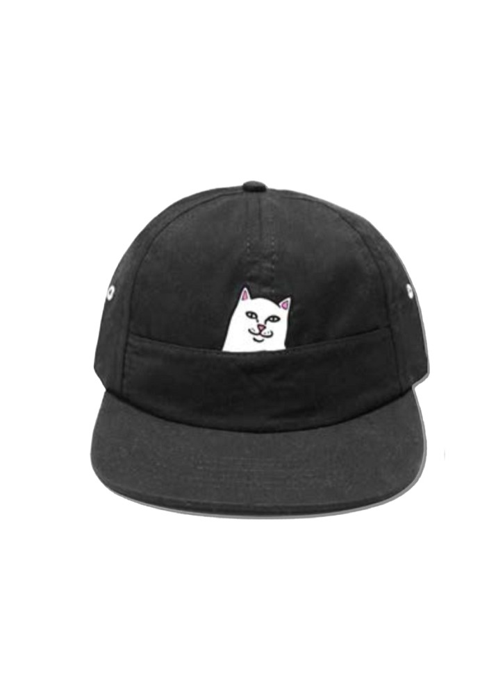 RIPNDIP Lord Nermal 5 Panel Pocket Hat Black | Caps | Headwear | Mantis ...