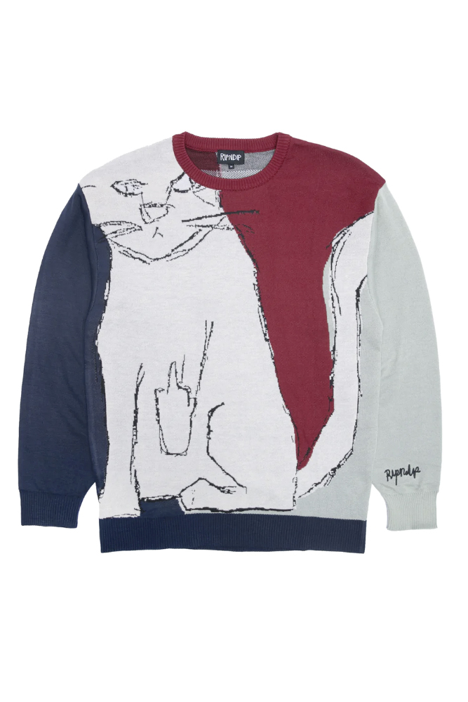 RIPNDIP Nermhol Knit Sweater Multi | Sweater | Oberteile | Mantis ...