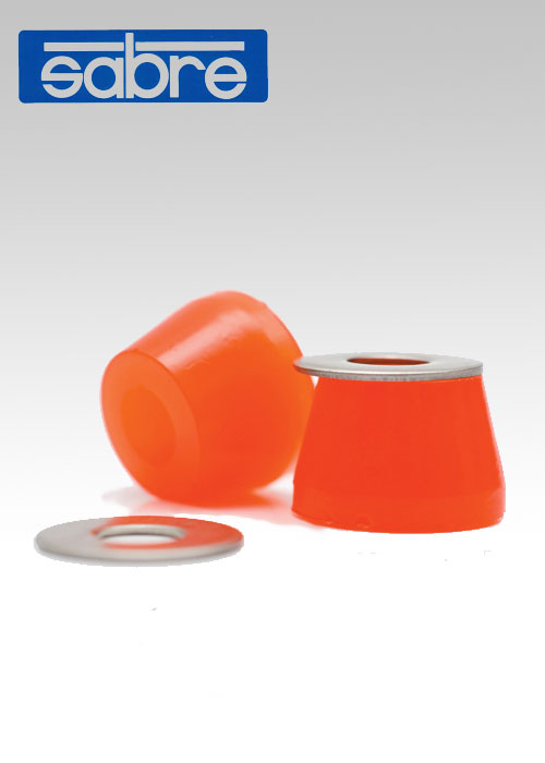 Sabre XType Cone Bushings 86a orange Hardware Longboards