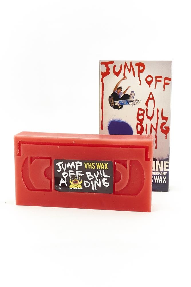 Toy Machine Wax V.H.S. Jump Of Building Red Skate Wax