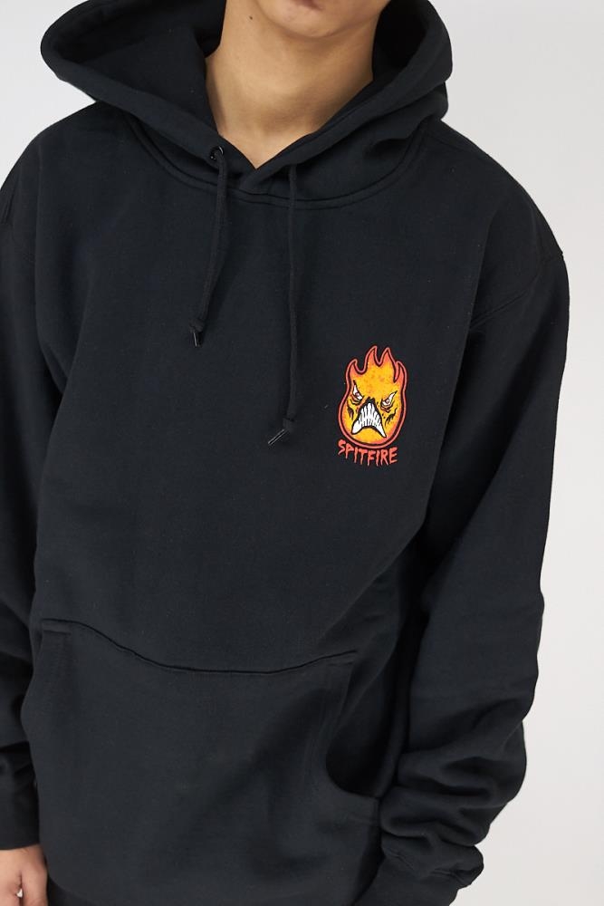 SPITFIRE x NECKFACE Neckhead Demon Hoodie Black | Mantis Skateshop Hamburg